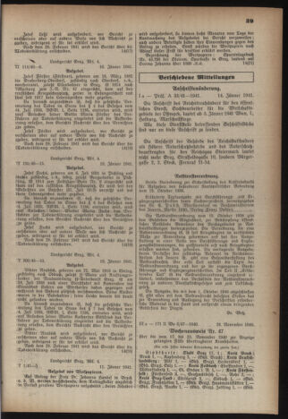 Verordnungsblatt der steiermärkischen Landesregierung 19410118 Seite: 7