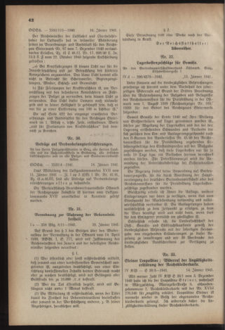 Verordnungsblatt der steiermärkischen Landesregierung 19410122 Seite: 2