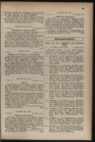 Verordnungsblatt der steiermärkischen Landesregierung 19410205 Seite: 11