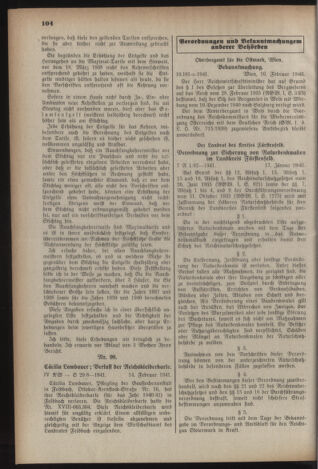 Verordnungsblatt der steiermärkischen Landesregierung 19410219 Seite: 4