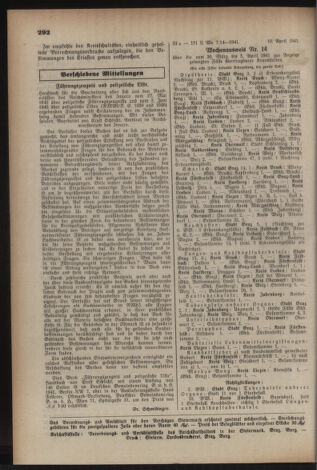 Verordnungsblatt der steiermärkischen Landesregierung 19410503 Seite: 10