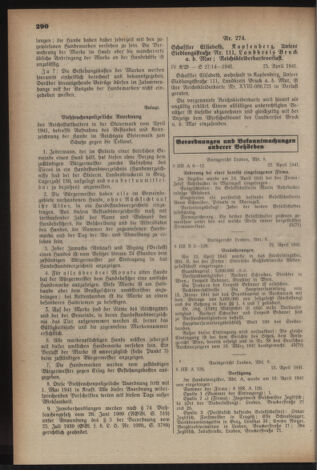 Verordnungsblatt der steiermärkischen Landesregierung 19410503 Seite: 8