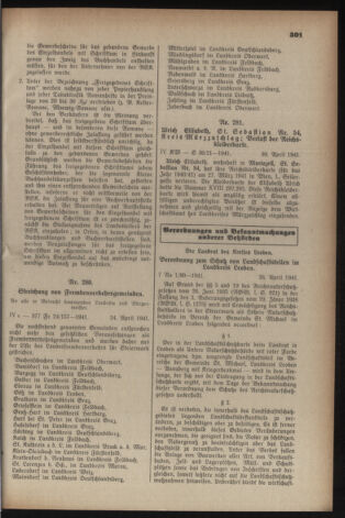 Verordnungsblatt der steiermärkischen Landesregierung 19410507 Seite: 9