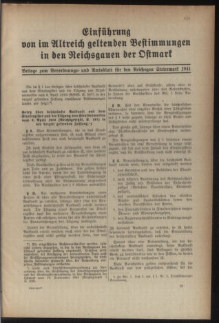 Verordnungsblatt der steiermärkischen Landesregierung 19411231 Seite: 121