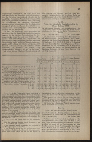 Verordnungsblatt der steiermärkischen Landesregierung 19420124 Seite: 7