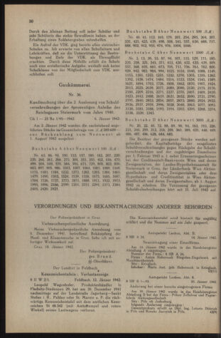 Verordnungsblatt der steiermärkischen Landesregierung 19420128 Seite: 2