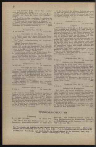 Verordnungsblatt der steiermärkischen Landesregierung 19420207 Seite: 6