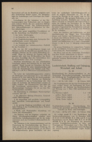 Verordnungsblatt der steiermärkischen Landesregierung 19420304 Seite: 6