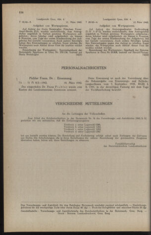 Verordnungsblatt der steiermärkischen Landesregierung 19420318 Seite: 4