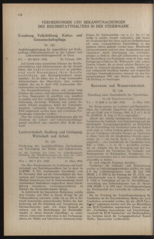 Verordnungsblatt der steiermärkischen Landesregierung 19420321 Seite: 2