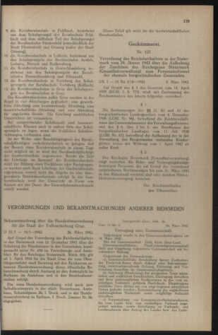 Verordnungsblatt der steiermärkischen Landesregierung 19420328 Seite: 3