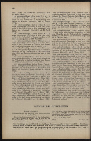 Verordnungsblatt der steiermärkischen Landesregierung 19420401 Seite: 6