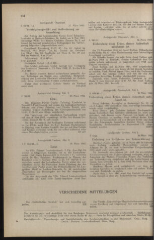 Verordnungsblatt der steiermärkischen Landesregierung 19420408 Seite: 16