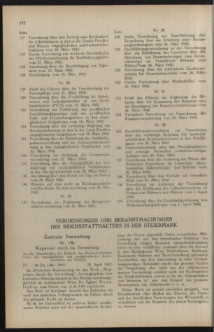 Verordnungsblatt der steiermärkischen Landesregierung 19420425 Seite: 2