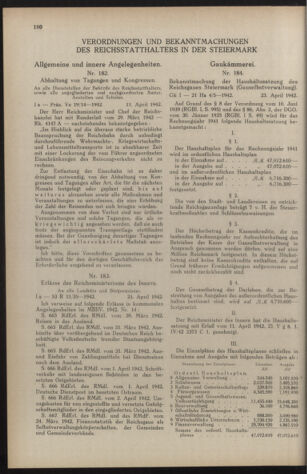 Verordnungsblatt der steiermärkischen Landesregierung 19420429 Seite: 2