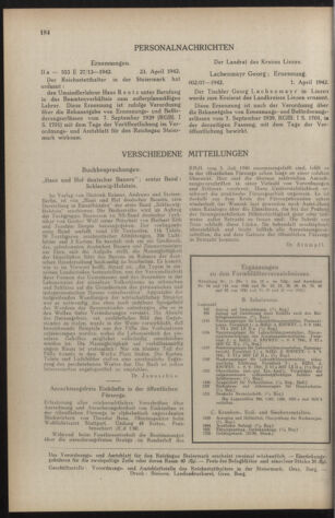 Verordnungsblatt der steiermärkischen Landesregierung 19420429 Seite: 6