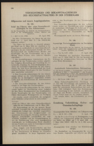 Verordnungsblatt der steiermärkischen Landesregierung 19420502 Seite: 2