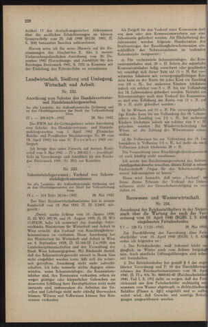 Verordnungsblatt der steiermärkischen Landesregierung 19420606 Seite: 2