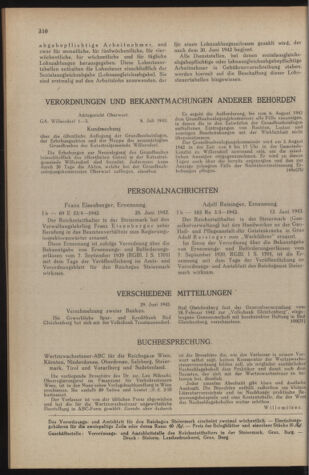 Verordnungsblatt der steiermärkischen Landesregierung 19420715 Seite: 4