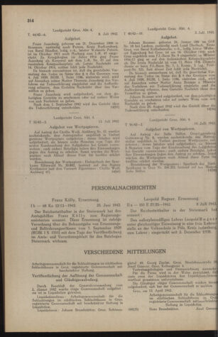 Verordnungsblatt der steiermärkischen Landesregierung 19420718 Seite: 4