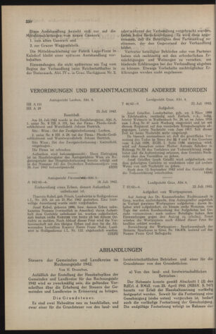 Verordnungsblatt der steiermärkischen Landesregierung 19420729 Seite: 2