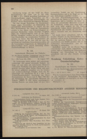 Verordnungsblatt der steiermärkischen Landesregierung 19420826 Seite: 2