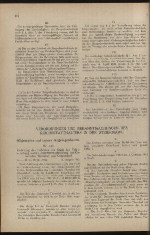 Verordnungsblatt der steiermärkischen Landesregierung 19420902 Seite: 2