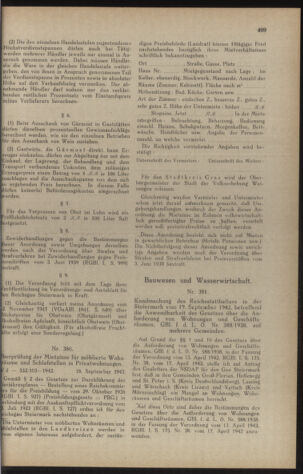 Verordnungsblatt der steiermärkischen Landesregierung 19420923 Seite: 5