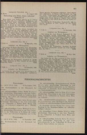 Verordnungsblatt der steiermärkischen Landesregierung 19420926 Seite: 5