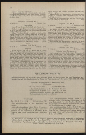 Verordnungsblatt der steiermärkischen Landesregierung 19421010 Seite: 10