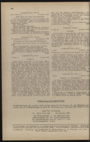 Verordnungsblatt der steiermärkischen Landesregierung 19421017 Seite: 12