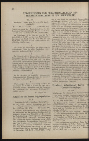 Verordnungsblatt der steiermärkischen Landesregierung 19421017 Seite: 2