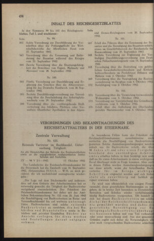 Verordnungsblatt der steiermärkischen Landesregierung 19421028 Seite: 2