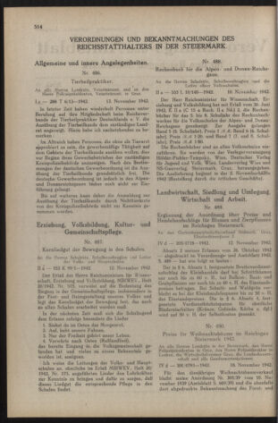 Verordnungsblatt der steiermärkischen Landesregierung 19421121 Seite: 2