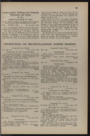 Verordnungsblatt der steiermärkischen Landesregierung 19421125 Seite: 5