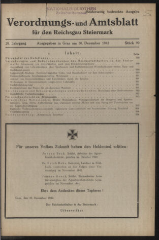 Verordnungsblatt der steiermärkischen Landesregierung 19421230 Seite: 1