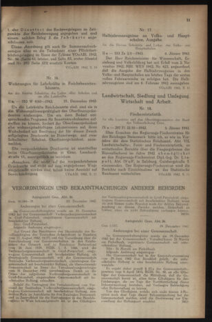 Verordnungsblatt der steiermärkischen Landesregierung 19430113 Seite: 3