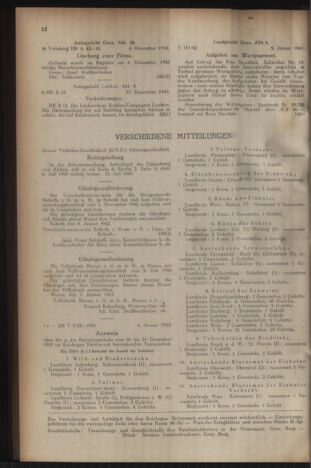 Verordnungsblatt der steiermärkischen Landesregierung 19430113 Seite: 4