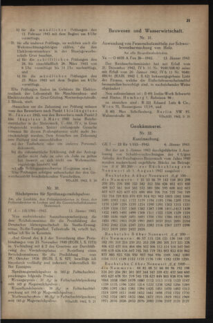 Verordnungsblatt der steiermärkischen Landesregierung 19430120 Seite: 5