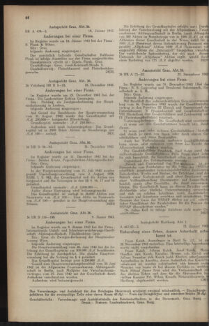 Verordnungsblatt der steiermärkischen Landesregierung 19430203 Seite: 6