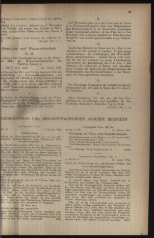 Verordnungsblatt der steiermärkischen Landesregierung 19430213 Seite: 3