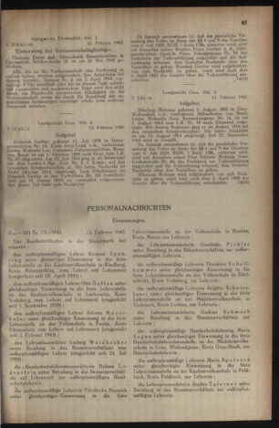 Verordnungsblatt der steiermärkischen Landesregierung 19430220 Seite: 7