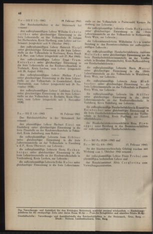 Verordnungsblatt der steiermärkischen Landesregierung 19430220 Seite: 8