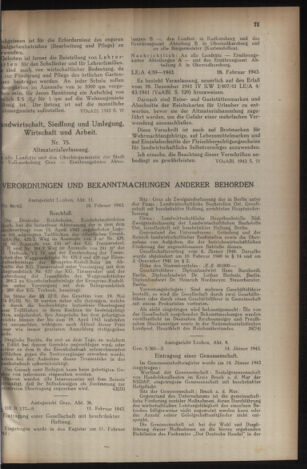 Verordnungsblatt der steiermärkischen Landesregierung 19430224 Seite: 3