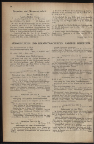 Verordnungsblatt der steiermärkischen Landesregierung 19430303 Seite: 2