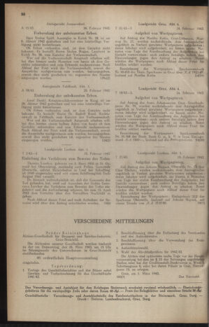 Verordnungsblatt der steiermärkischen Landesregierung 19430303 Seite: 4