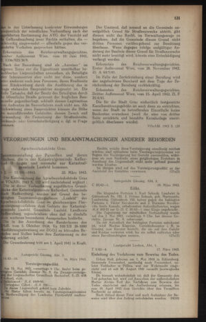 Verordnungsblatt der steiermärkischen Landesregierung 19430324 Seite: 3