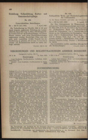 Verordnungsblatt der steiermärkischen Landesregierung 19430414 Seite: 2