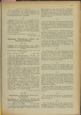 Verordnungsblatt der steiermärkischen Landesregierung 19430421 Seite: 3