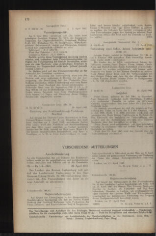 Verordnungsblatt der steiermärkischen Landesregierung 19430428 Seite: 8